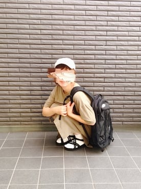 「LEPSIM（レプシィム）のベルトアツゾコサンダル　790591（サンダル）」を使った、nenekokoさん（レディース・163cm）の夏コーディネート