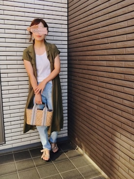 nenekokoさん（レディース・163cm）の夏コーディネート