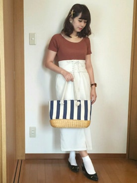 lycka,さん(レディース・160cm)の夏コーディネート