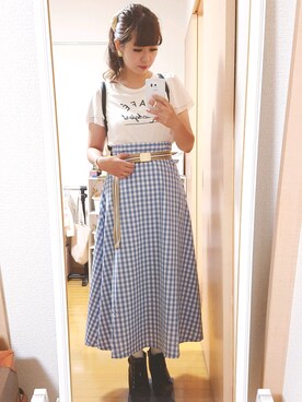 lycka,さん（レディース・160cm）の夏コーディネート