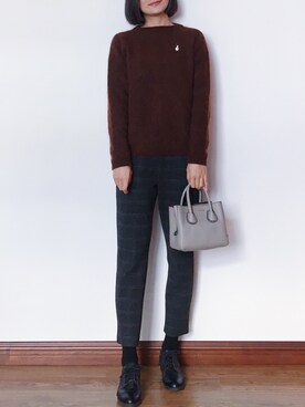 「COCOINELLE（コチネレ）のアイテム」を使った、YUKIさん（レディース・165cm）の冬コーディネート