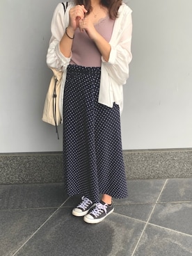 「Canal 4℃（カナルヨンドシー）のアイテム（アクセサリー）」を使った、mariさん（レディース・151cm）の夏コーディネート