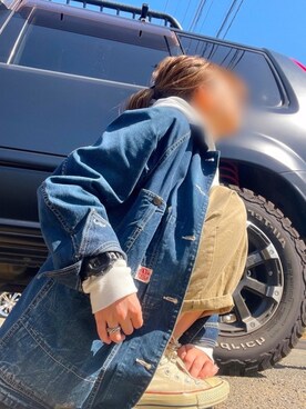 「HEAD LIGHT（ヘッドライト）のアイテム（ジャケット/アウター）」を使った、☆harucong☆さん（レディース・159cm）の春コーディネート