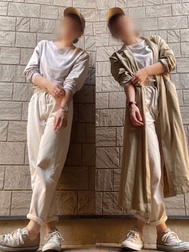 「SEVENDAYS=SUNDAY（セブンデイズサンデイ）のアイテム（トレンチコート）」を使った、☆harucong☆さん（レディース・159cm）の春コーディネート
