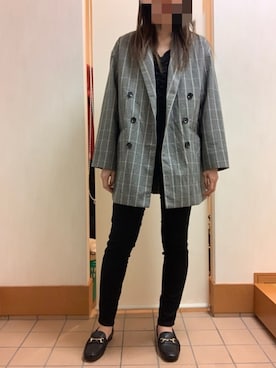 「BOBSON（ボブソン）のアイテム」を使った、ちぃさん（レディース・164cm）の秋コーディネート