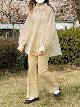 maumauさん（レディース・160cm）の春コーディネート