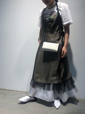 「MM6 Maison Margiela（ｴﾑｴﾑｼｯｸｽ ﾒｿﾞﾝ ﾏﾙｼﾞｪﾗ）のアイテム（財布/小物）」を使った、KIYOKAさん（レディース・151cm）の冬コーディネート