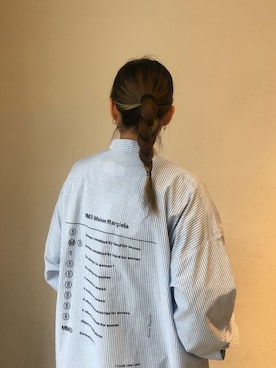 「MM6 Maison Margiela（ｴﾑｴﾑｼｯｸｽ ﾒｿﾞﾝ ﾏﾙｼﾞｪﾗ）のアイテム（ワンピース/ドレス）」を使った、KIYOKAさん（レディース・151cm）の春コーディネート