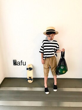 kafuさん（キッズ・130cm）の夏コーディネート