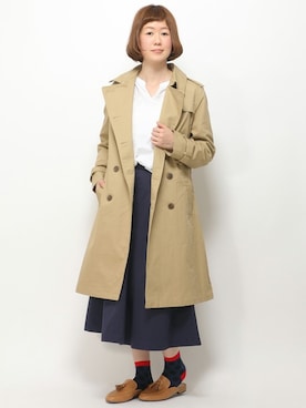 「LBC（エルビーシー）のアイテム（ジャケット/アウター）」を使った、sakuさん（レディース・164cm）の春コーディネート