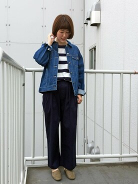 「LBC（エルビーシー）のアイテム（ジャケット/アウター）」を使った、sakuさん（レディース・164cm）の夏コーディネート