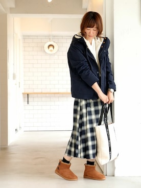 「LBC（エルビーシー）のアイテム（ジャケット/アウター）」を使った、sakuさん（レディース・164cm）の秋コーディネート