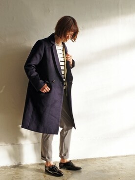 「LBC（エルビーシー）のアイテム（ジャケット/アウター）」を使った、sakuさん（レディース・164cm）の冬コーディネート