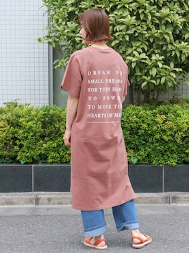 「LBC（エルビーシー）のアイテム（ワンピース/ドレス）」を使った、sakuさん（レディース・164cm）の夏コーディネート