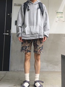 「417 EDIFICE（フォーワンセブンエディフィス）のアイテム（バッグ）」を使った、westfaceさん（メンズ・176cm）の夏コーディネート