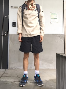 「417 EDIFICE（フォーワンセブンエディフィス）のアイテム（バッグ）」を使った、westfaceさん（メンズ・176cm）の秋コーディネート