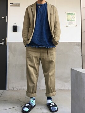 westfaceさん（メンズ・176cm）の冬コーディネート