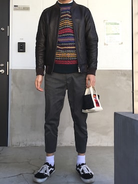 westfaceさん(メンズ・176cm)の冬コーディネート