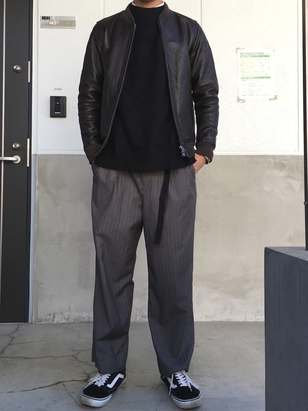 URBAN RESEARCH（アーバンリサーチ）の「UR ラムレザーリブブルゾン