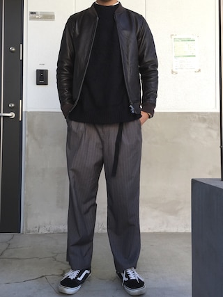 URBAN RESEARCH（アーバンリサーチ）の「UR ラムレザーリブブルゾン