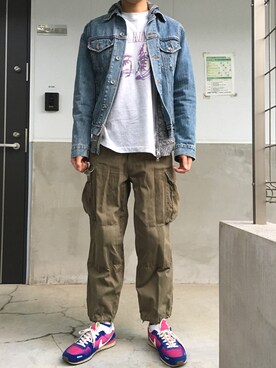 westfaceさん（メンズ・176cm）の冬コーディネート