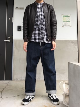 westfaceさん(メンズ・176cm)の冬コーディネート