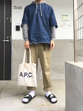 「アメリカンラグシー」｜westfaceさん（メンズ・176cm）の春コーディネート