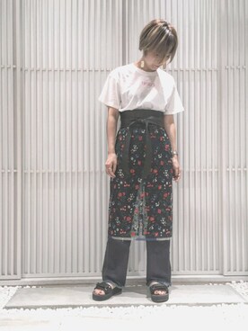 MATSUDAさん（レディース・156cm）の夏コーディネート