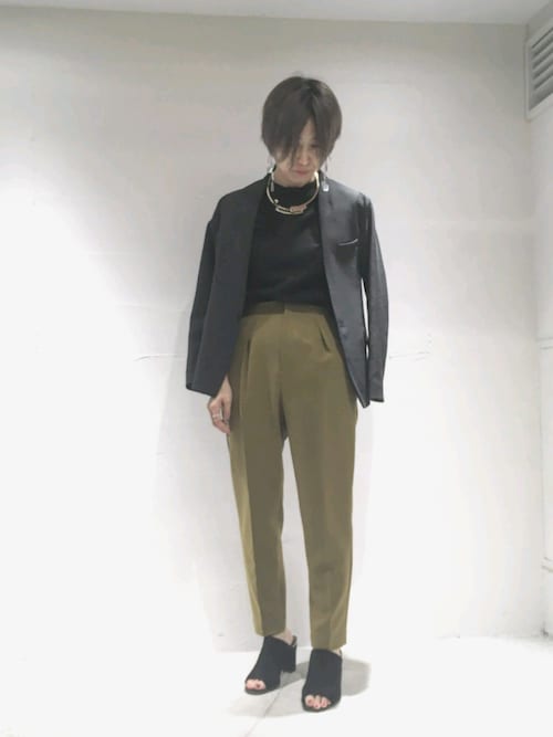 ワンタックテーパードパンツ（スラックス）｜UNITED TOKYO