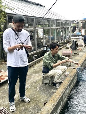 「TESTIFY（テスティファイ）のアイテム（キャップ）」を使った、shuhei nakamuraさん（メンズ・171cm）の夏コーディネート