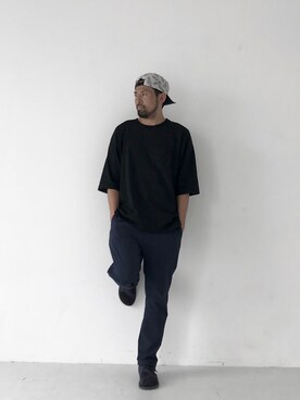 「TESTIFY（テスティファイ）のアイテム（キャップ）」を使った、shuhei nakamuraさん（メンズ・171cm）の夏コーディネート