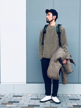 「TESTIFY（テスティファイ）のアイテム」を使った、shuhei nakamuraさん（メンズ・171cm）の冬コーディネート