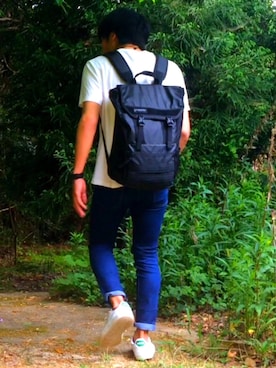 「TIMBUK2（ティンバックツー）のアイテム」を使った、さぬきさん（メンズ・180cm）の春コーディネート