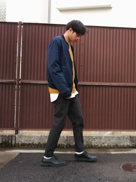 「ジョカーパンツ」｜「アイテム（ジャケット/アウター）」を使った、taro...さん（メンズ・177cm）の冬コーディネート