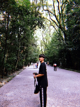 「Herschel Supply（ハーシェルサプライ）のアイテム（トップス）」を使った、hさん（メンズ・175cm）の冬コーディネート