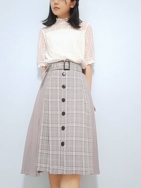 「index（インデックス）のアイテム」を使った、Yunaさん（レディース・155cm）の夏コーディネート