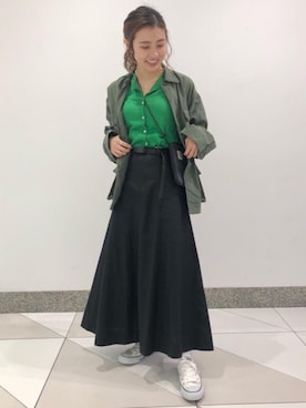 松岡(matsuoka)さん(レディース・158cm)の冬コーディネート