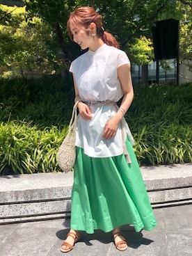 松岡(matsuoka)さん(レディース・158cm)の春コーディネート