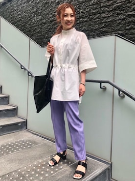 松岡（matsuoka）さん（レディース・158cm）の春コーディネート