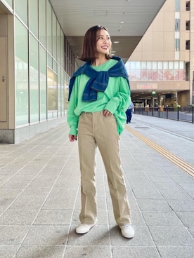 「WRANGLER」｜松岡（matsuoka）さん（レディース・158cm）の夏コーディネート