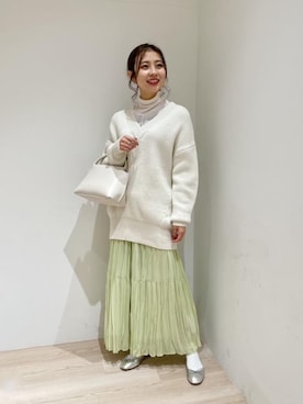 松岡（matsuoka）さん（レディース・158cm）の冬コーディネート
