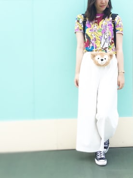 「LANVIN（ランバン）のアイテム（バッグ）」を使った、riysaさん（レディース・162cm）の夏コーディネート