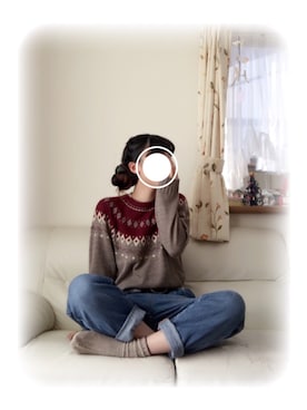 「マムジーンズ」｜「アイテム（ダッフルコート）」を使った、みう。さん（レディース・154cm）の冬コーディネート