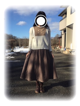 みう。さん（レディース・154cm）の冬コーディネート