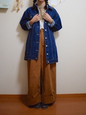 みう。さん（レディース・154cm）の秋コーディネート