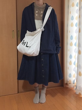 みう。さん（レディース・154cm）の冬コーディネート