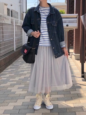 みう。さん(レディース・154cm)の春コーディネート