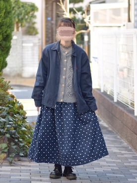 みう。さん（レディース・154cm）の冬コーディネート