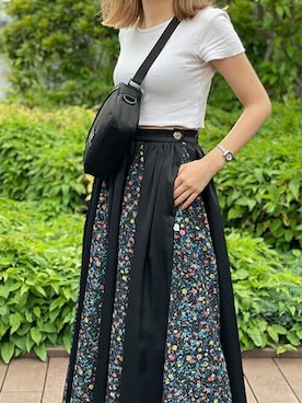 「ANEVER（アンエバー）のアイテム」を使った、コヤマさん（レディース・158cm）の夏コーディネート