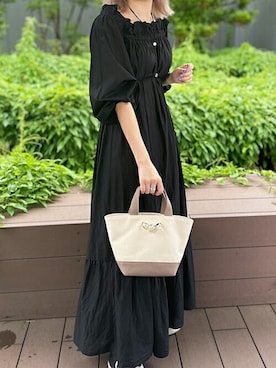 「ANEVER（アンエバー）のアイテム」を使った、コヤマさん（レディース・158cm）の夏コーディネート